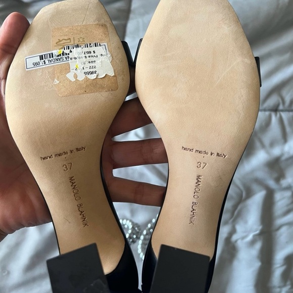 Manolo Blahnik Charona 105 Sandal NWOB - Picture 6 of 8